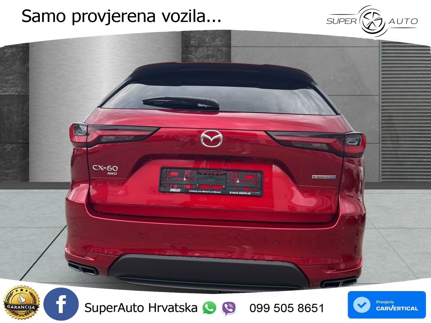 Mazda CX-60 2.5 e-Skyactiv (328 KS) AWD Automatic MATRIX+GR SJED+KAM