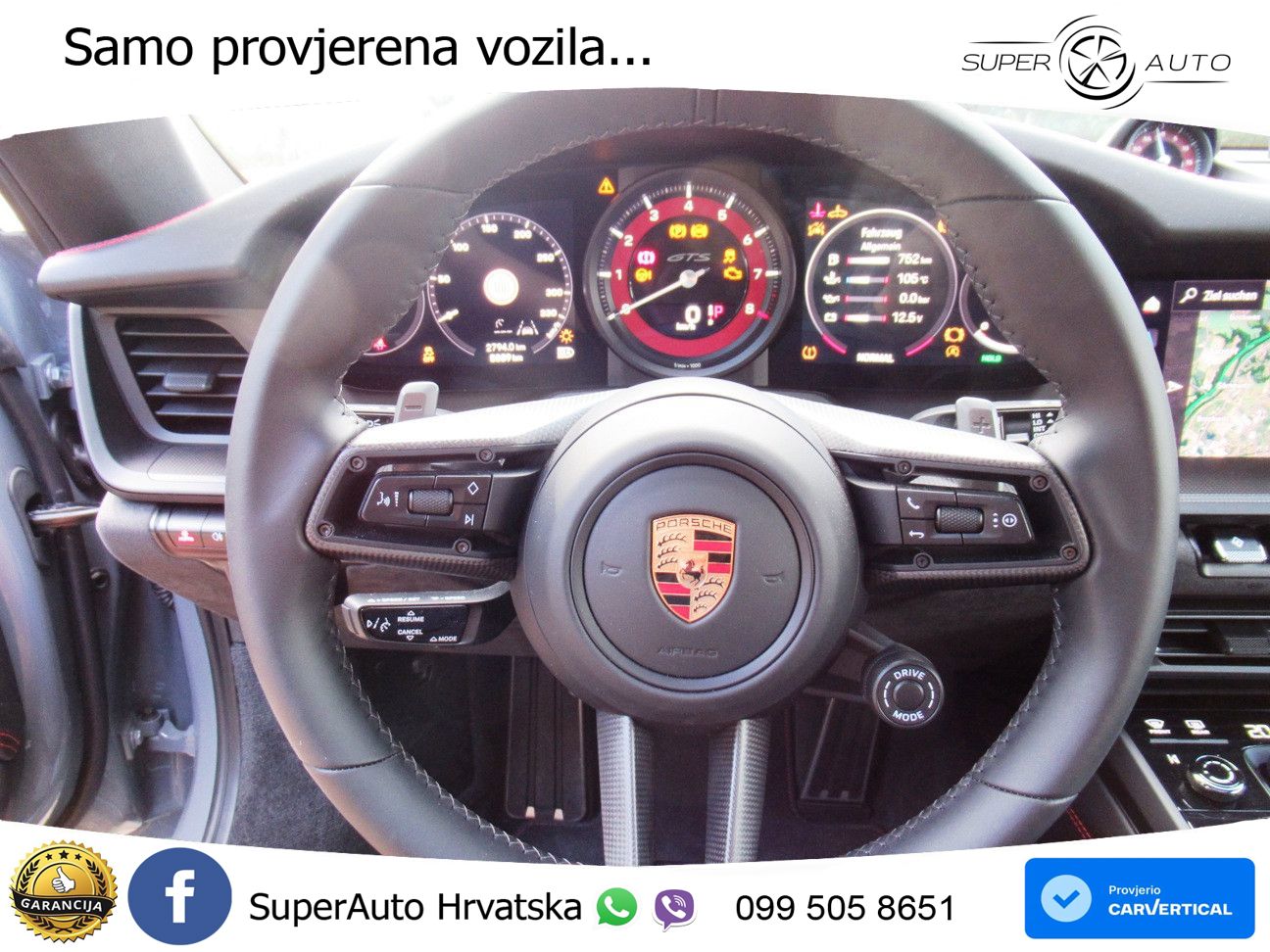 Porsche 911 Carrera GTS 3.0 (480 KS) PDK MATRIX+GR SJED+KAM