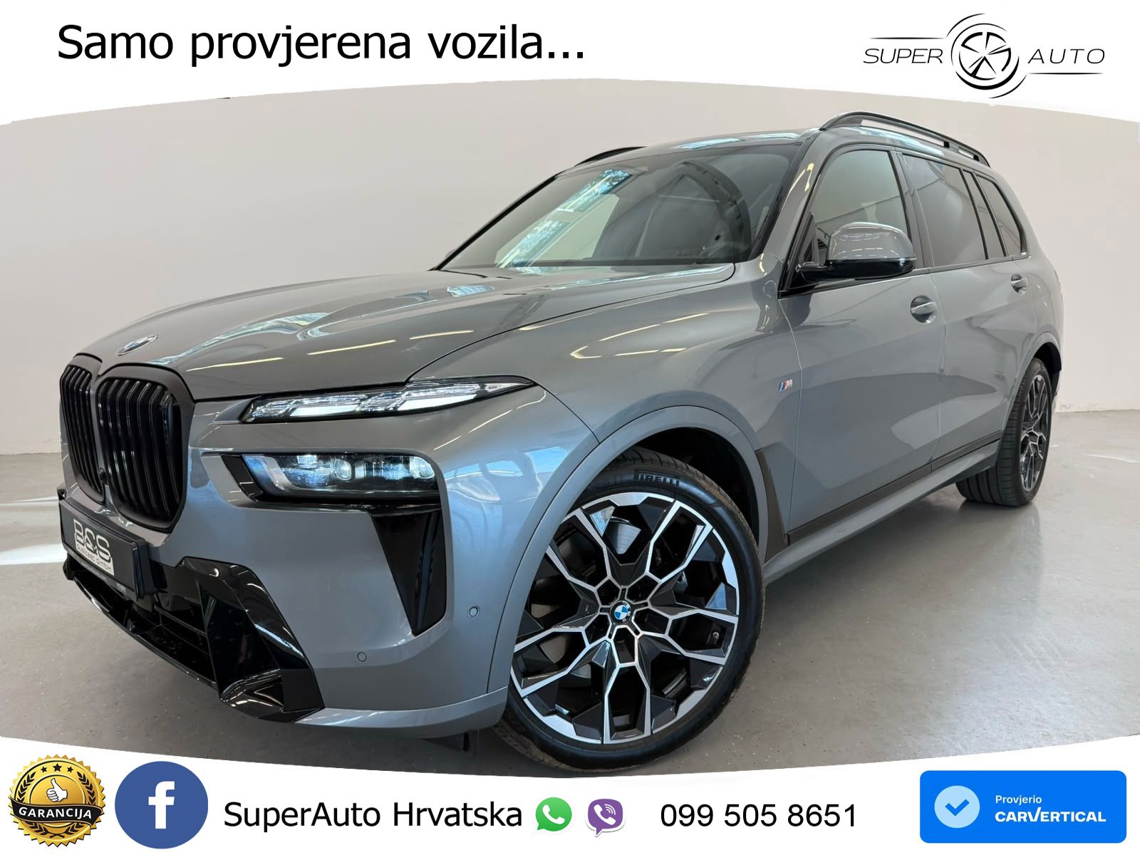 BMW X7 40d (352 KS) xDrive Steptronic M Sport LED+GR SJED+ACC