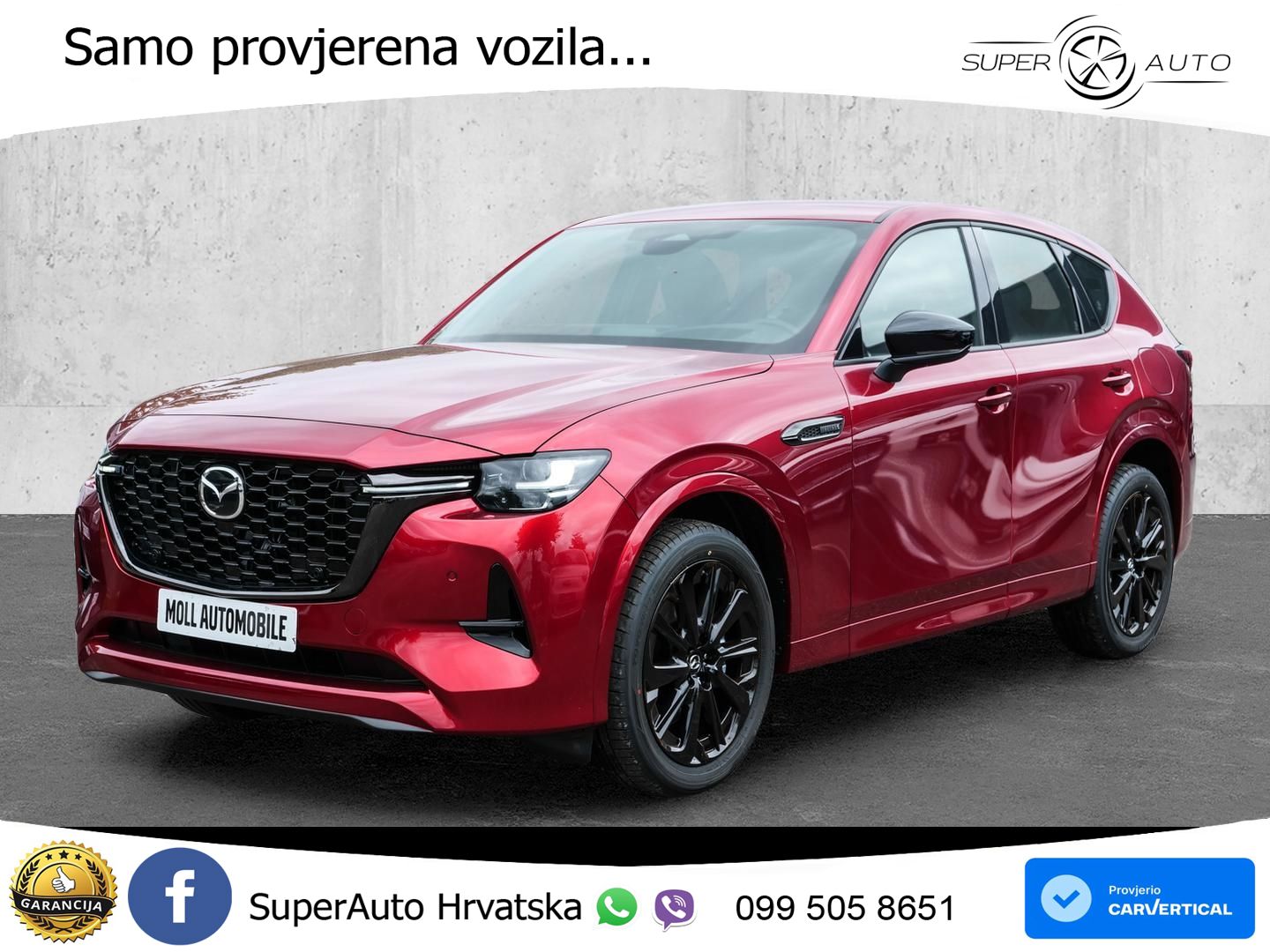 Mazda CX-60 3.3 e-Skyactiv D (254 KS) AWD Automatic LED+GR SJED+ACC