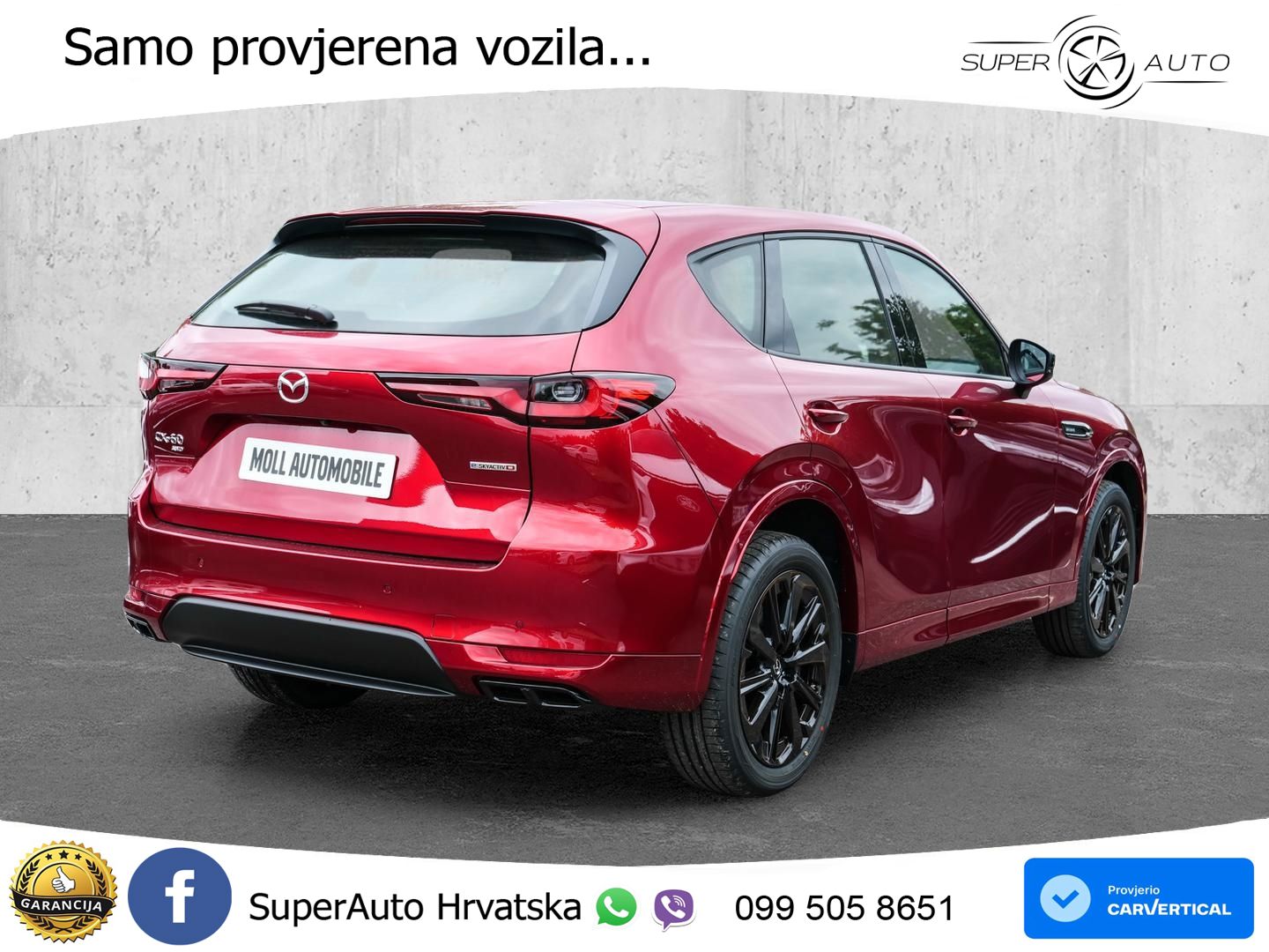 Mazda CX-60 3.3 e-Skyactiv D (254 KS) AWD Automatic LED+GR SJED+ACC
