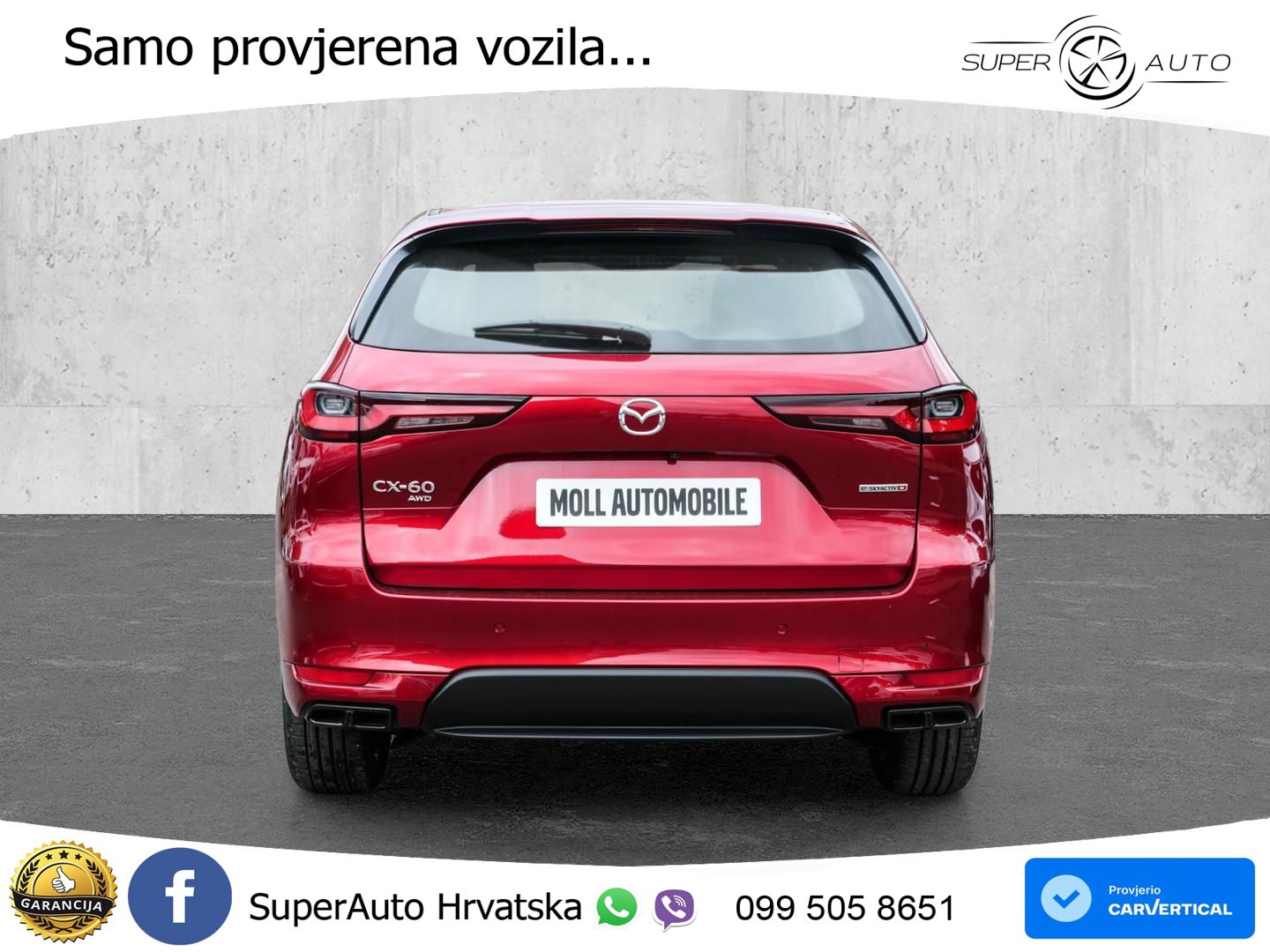 Mazda CX-60 3.3 e-Skyactiv D (254 KS) AWD Automatic LED+GR SJED+ACC