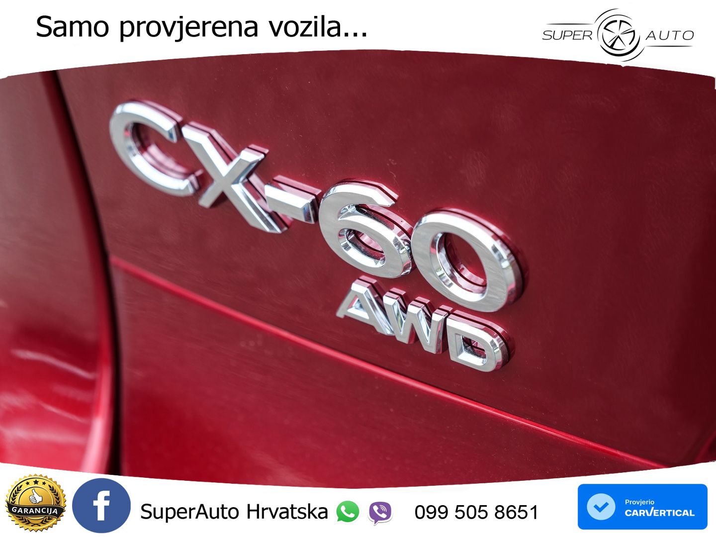 Mazda CX-60 3.3 e-Skyactiv D (254 KS) AWD Automatic LED+GR SJED+ACC