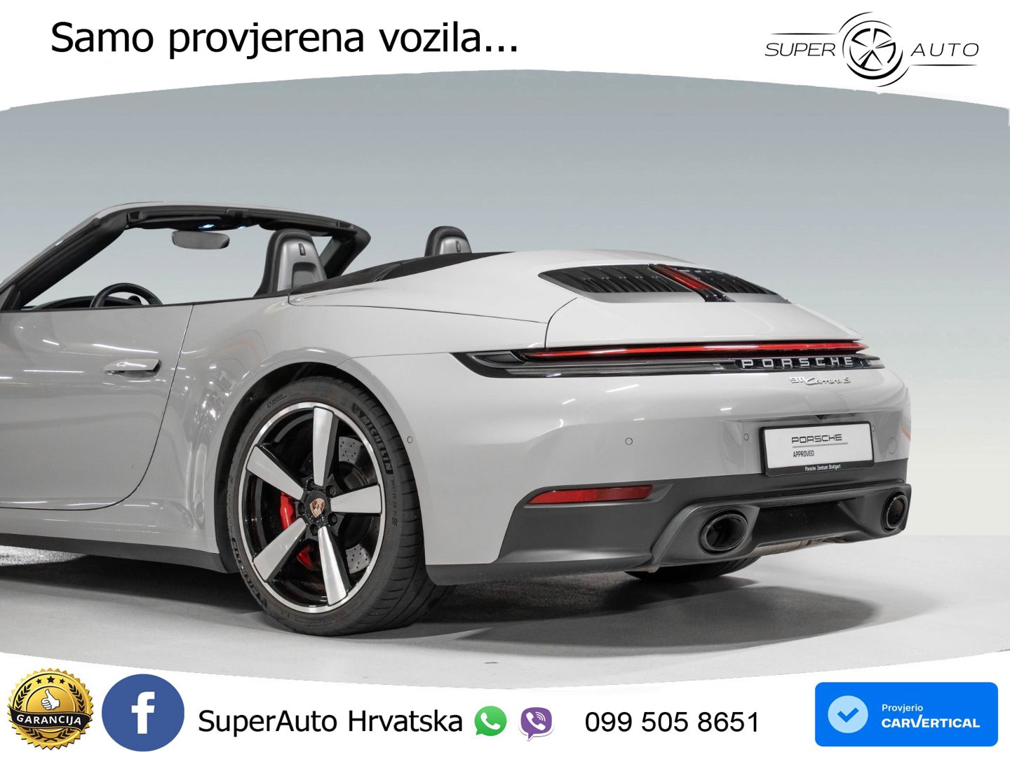 Porsche 911 Carrera GTS Cabriolet 3.0 (480 KS) PDK LED+GR SJED+ACC