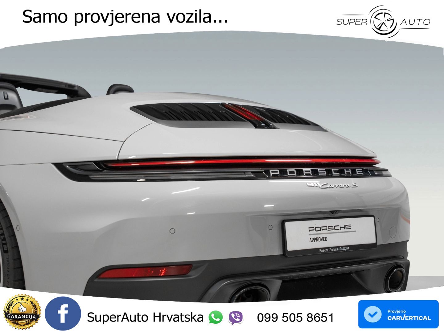 Porsche 911 Carrera GTS Cabriolet 3.0 (480 KS) PDK LED+GR SJED+ACC