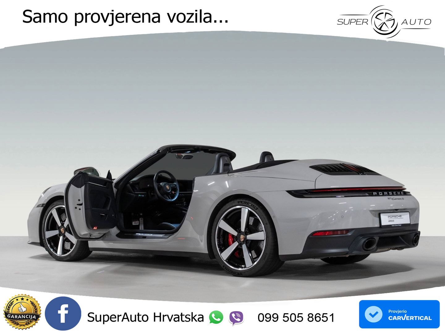 Porsche 911 Carrera GTS Cabriolet 3.0 (480 KS) PDK LED+GR SJED+ACC