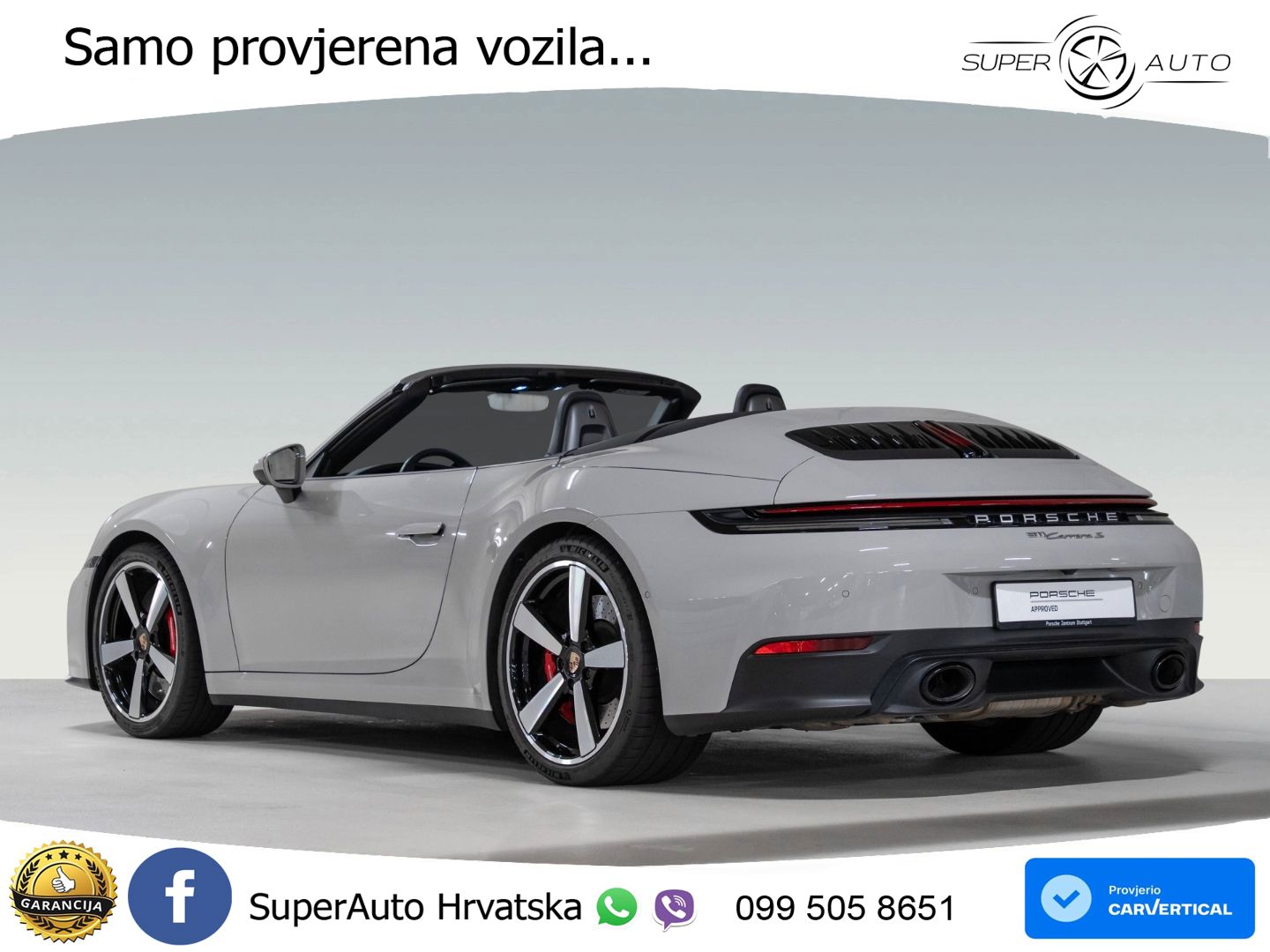 Porsche 911 Carrera GTS Cabriolet 3.0 (480 KS) PDK LED+GR SJED+ACC