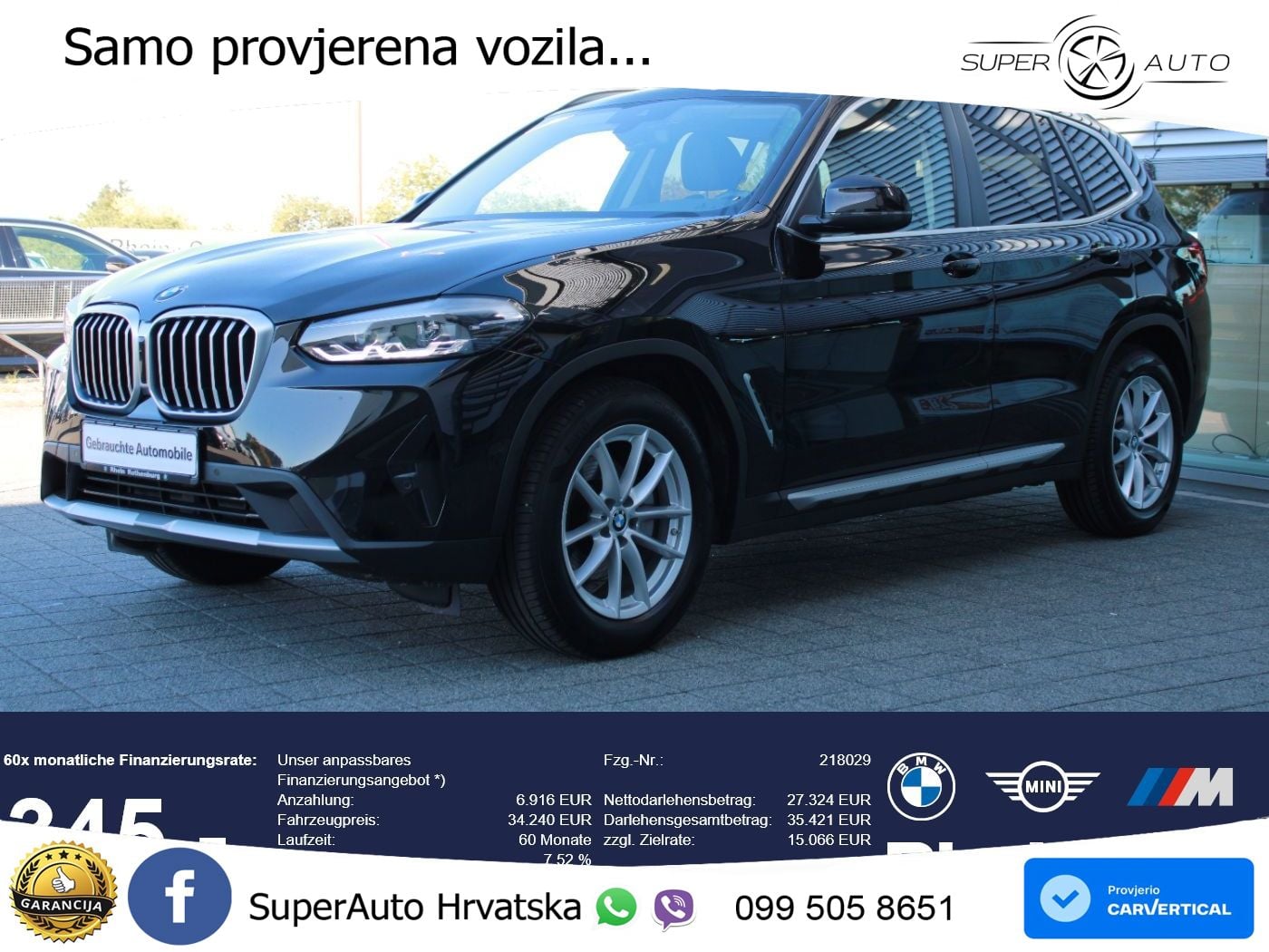 BMW X3 20d xDrive Steptronic
