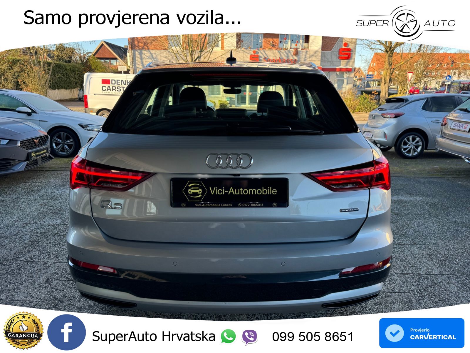 Audi Q3 40 TFSI (190 KS) quattro S tronic LED+GR SJED+ACC