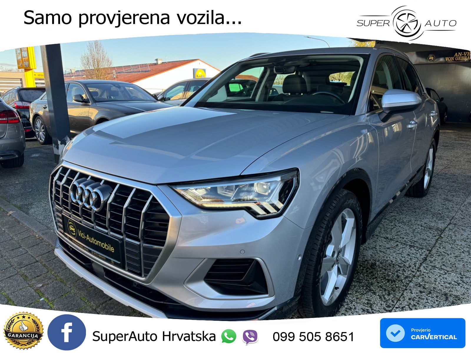 Audi Q3 40 TFSI (190 KS) quattro S tronic LED+GR SJED+ACC