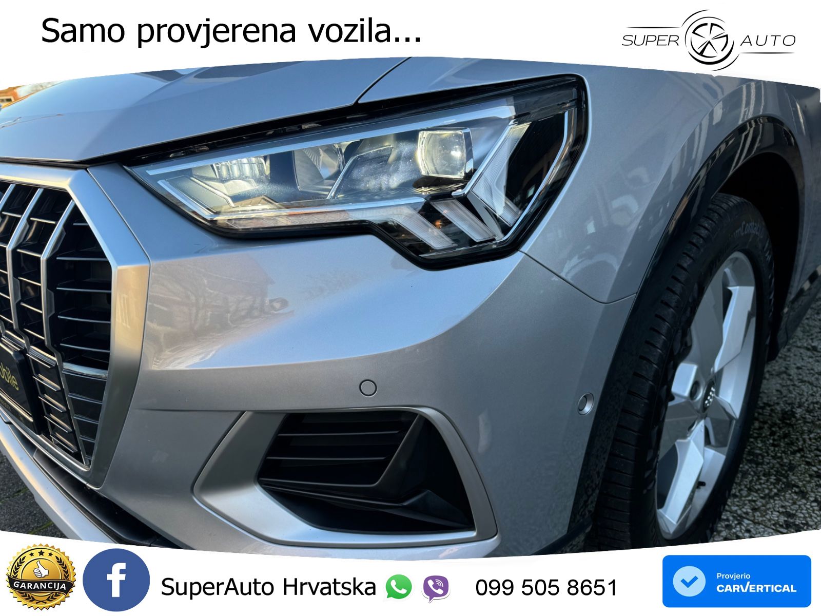 Audi Q3 40 TFSI (190 KS) quattro S tronic LED+GR SJED+ACC