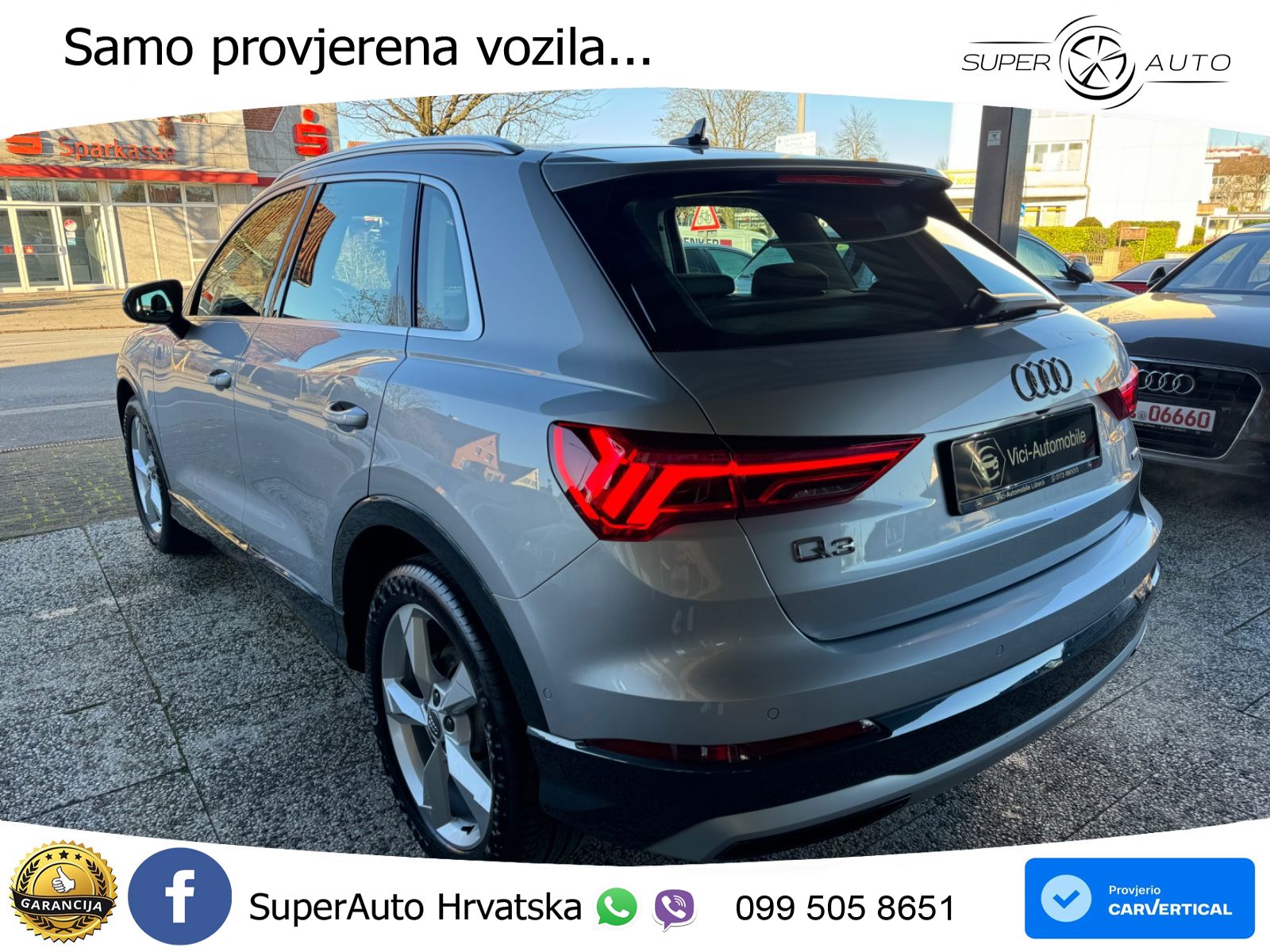 Audi Q3 40 TFSI (190 KS) quattro S tronic LED+GR SJED+ACC