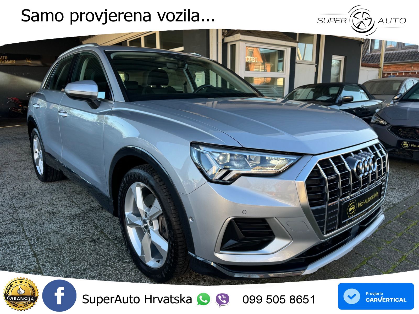 Audi Q3 40 TFSI (190 KS) quattro S tronic LED+GR SJED+ACC