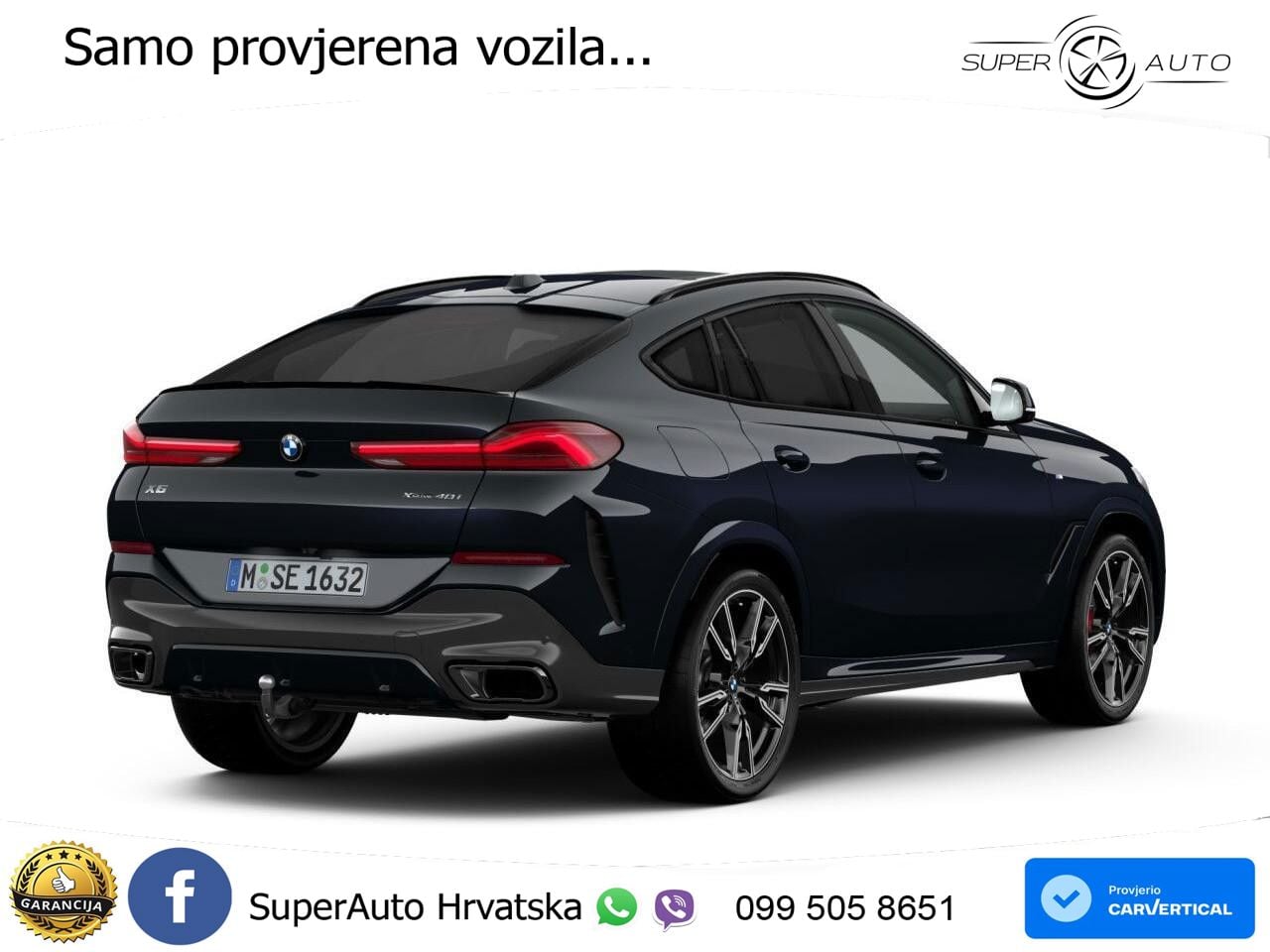 BMW X6 40i (381 KS) xDrive Steptronic M Sport ACC+GR SJED+360+PANO