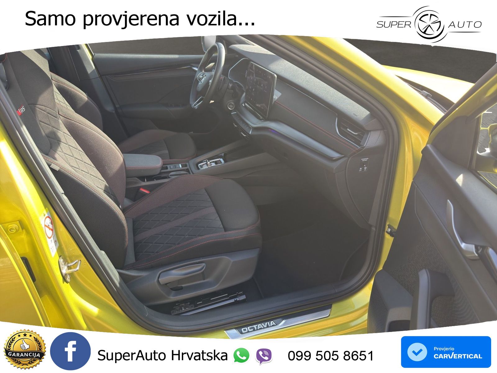 Škoda Octavia Combi RS 2.0 TSI (265 KS) DSG LED+GR SJED+ACC