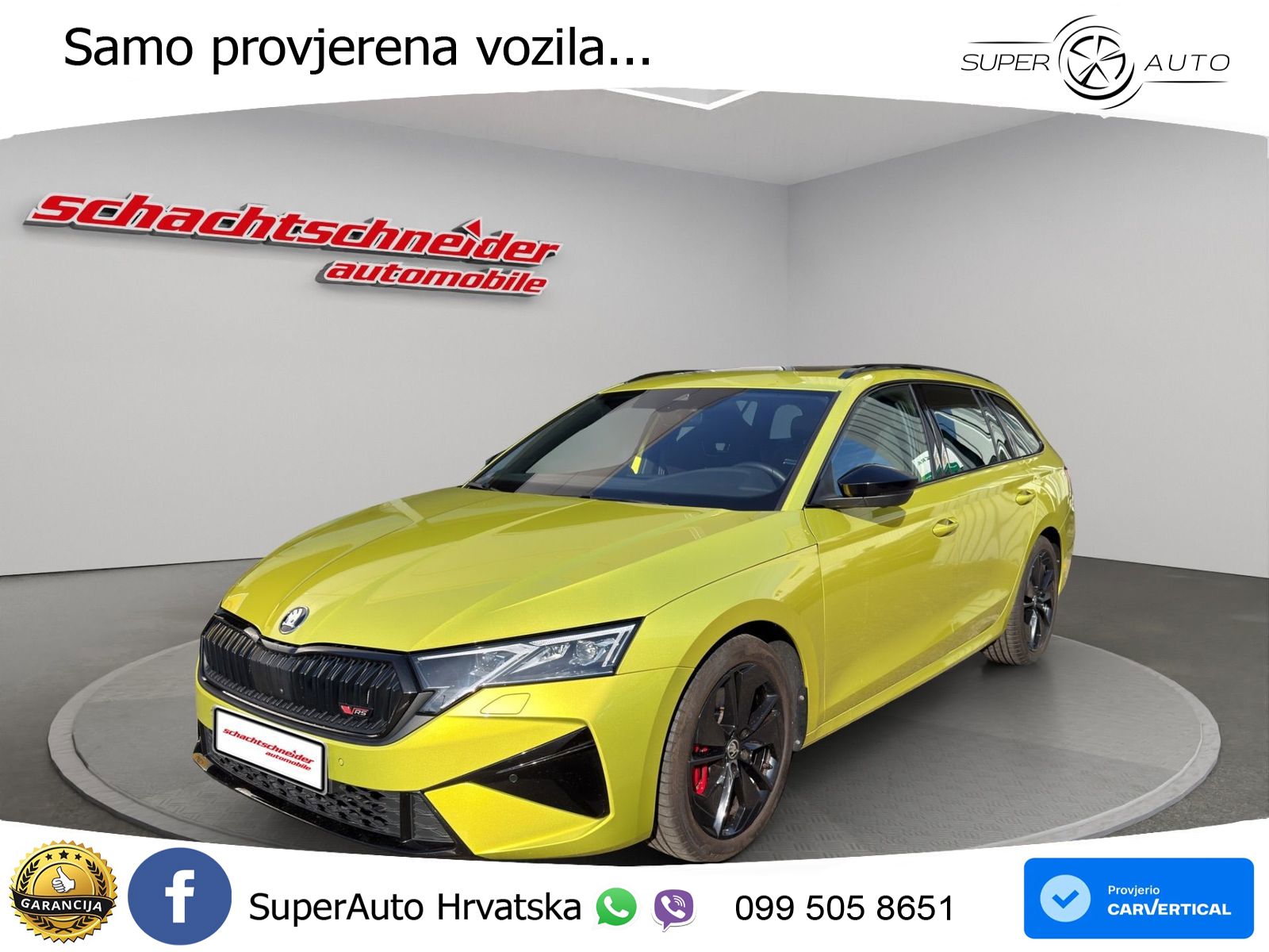 Škoda Octavia Combi RS 2.0 TSI (265 KS) DSG LED+GR SJED+ACC