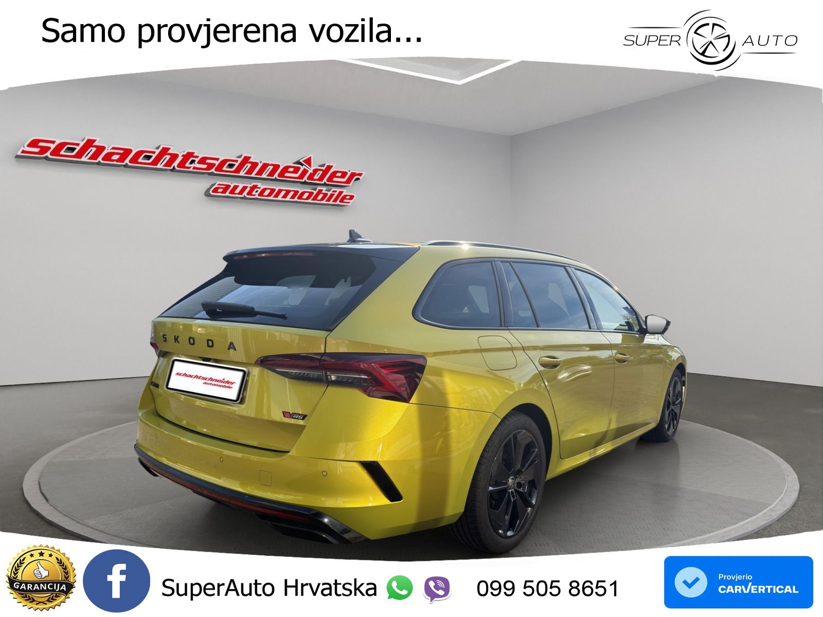 Škoda Octavia Combi RS 2.0 TSI (265 KS) DSG LED+GR SJED+ACC