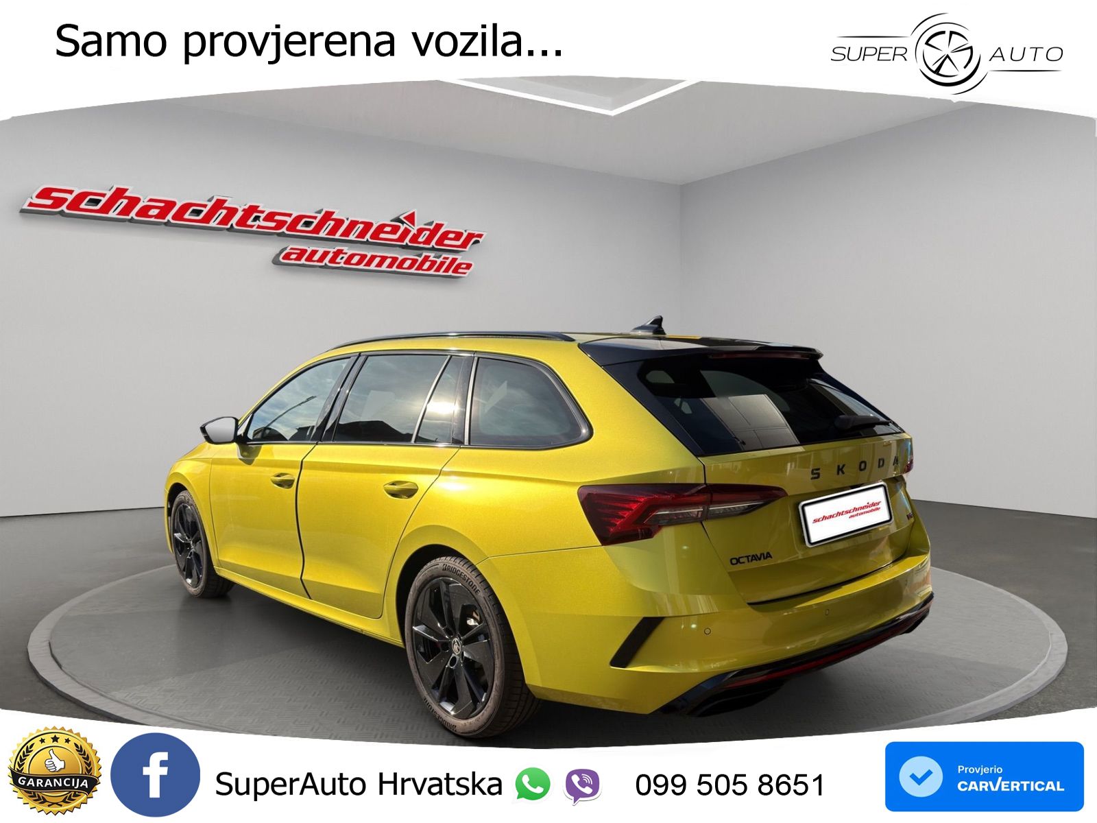 Škoda Octavia Combi RS 2.0 TSI (265 KS) DSG LED+GR SJED+ACC