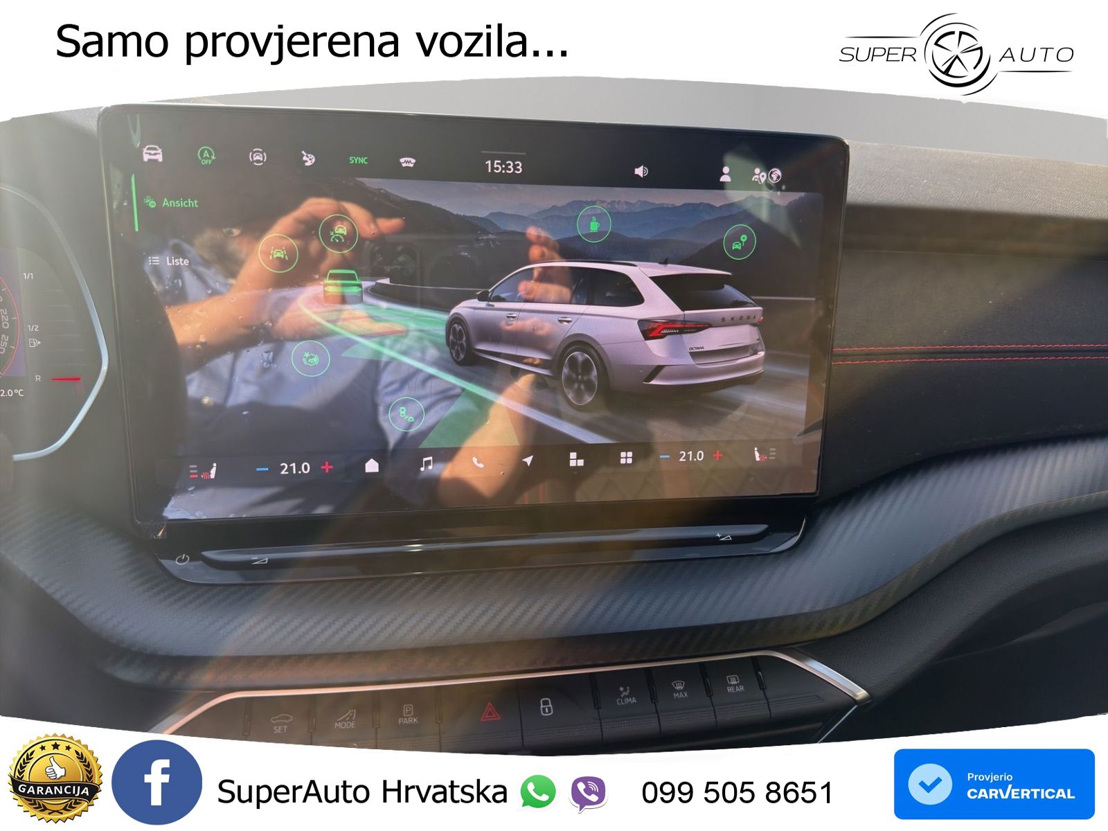 Škoda Octavia Combi RS 2.0 TSI (265 KS) DSG LED+GR SJED+ACC
