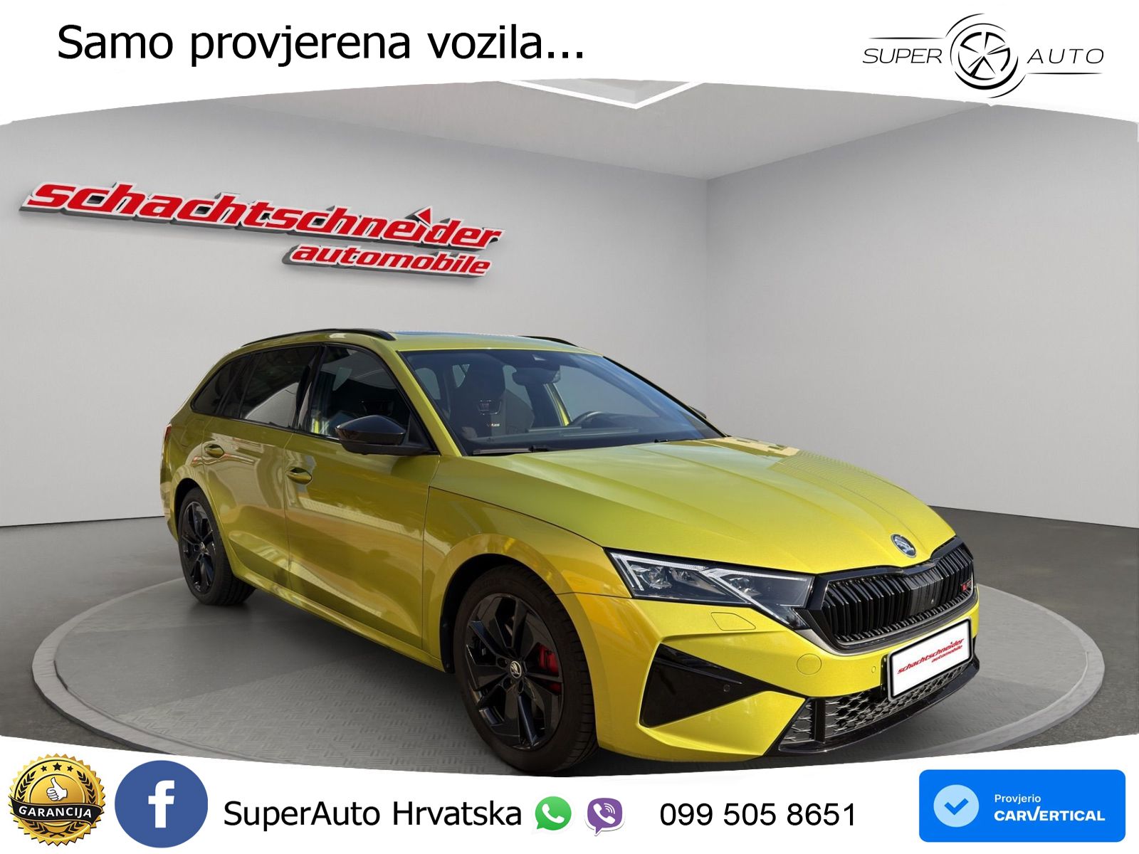 Škoda Octavia Combi RS 2.0 TSI (265 KS) DSG LED+GR SJED+ACC