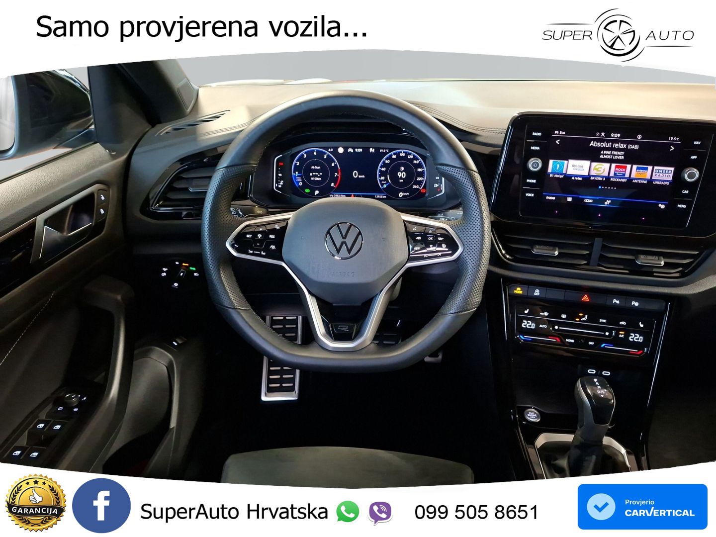 Volkswagen T-Roc 1.5 TSI (150 KS) DSG R-Line MATRIX+GR SJED+KAM