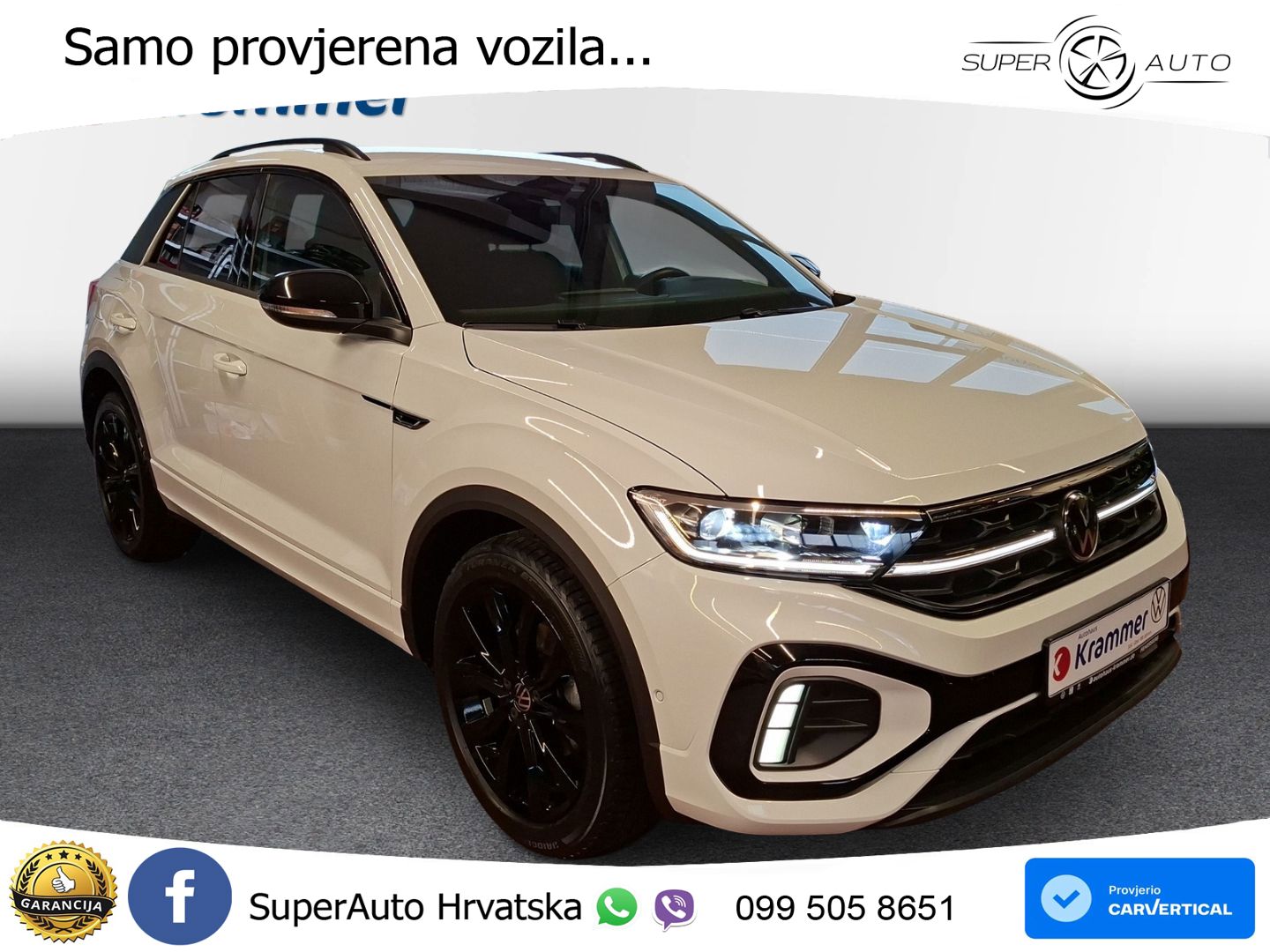 Volkswagen T-Roc 1.5 TSI (150 KS) DSG R-Line MATRIX+GR SJED+KAM