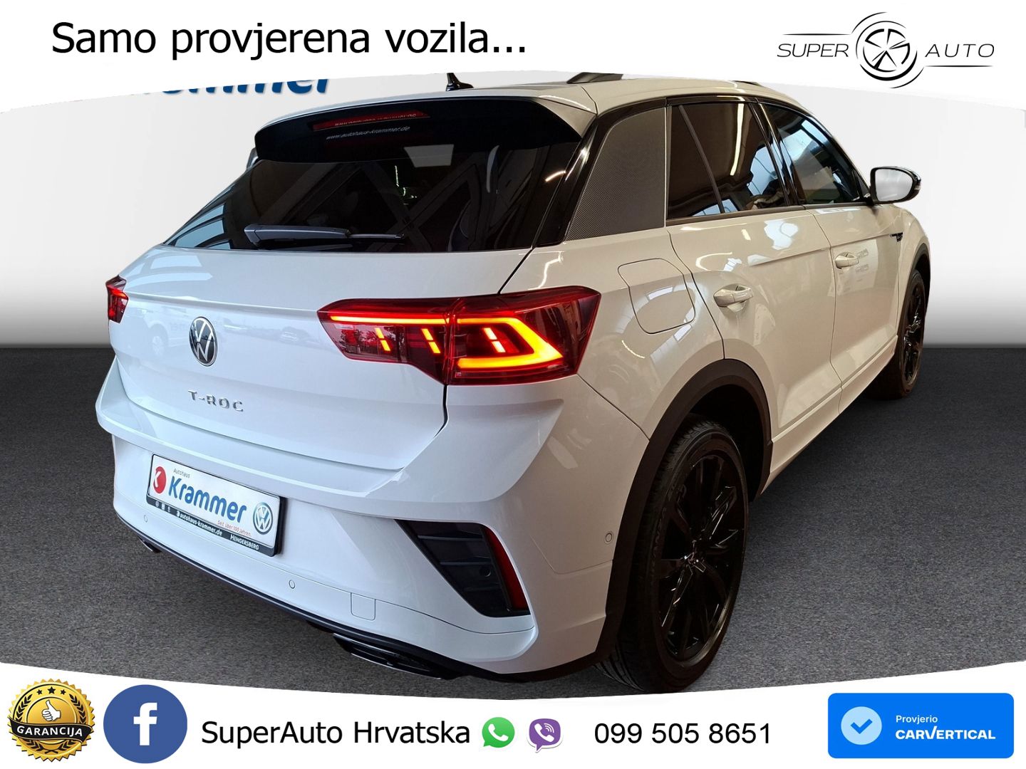 Volkswagen T-Roc 1.5 TSI (150 KS) DSG R-Line MATRIX+GR SJED+KAM