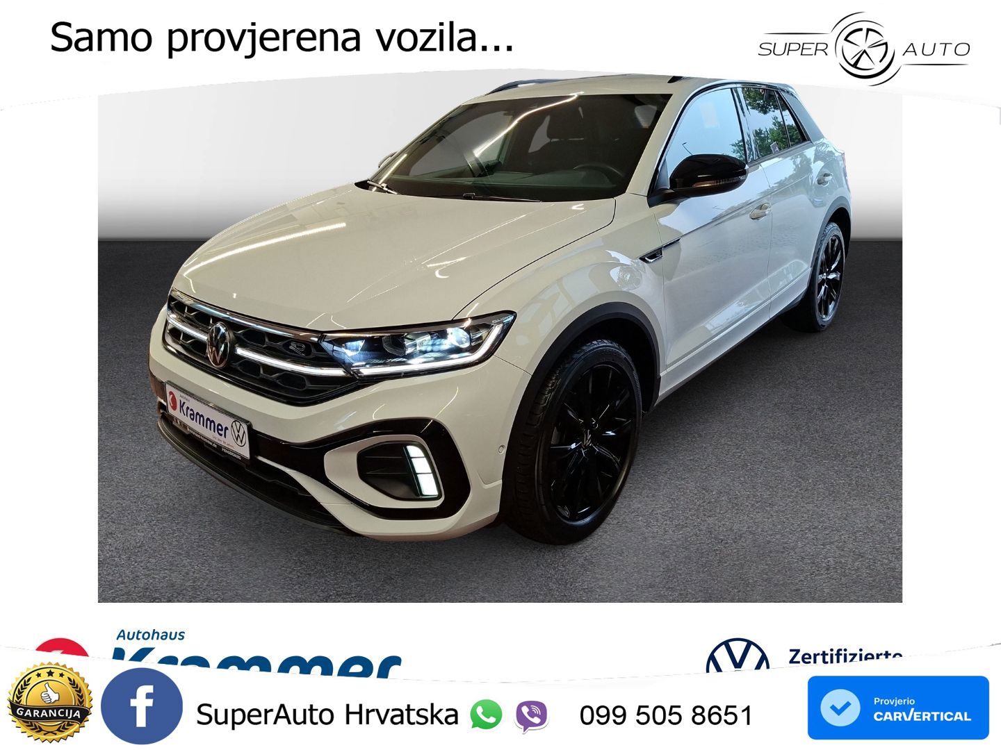 Volkswagen T-Roc 1.5 TSI (150 KS) DSG R-Line MATRIX+GR SJED+KAM