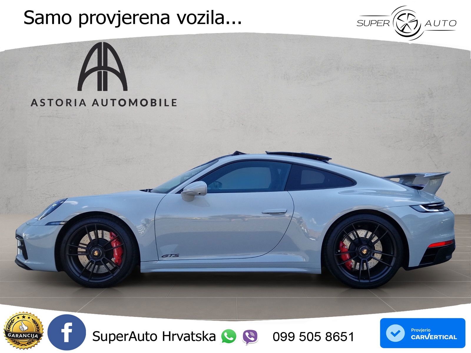 Porsche 911 Carrera GTS 3.0 (480 KS) PDK ACC+GR SJED+360+PANO