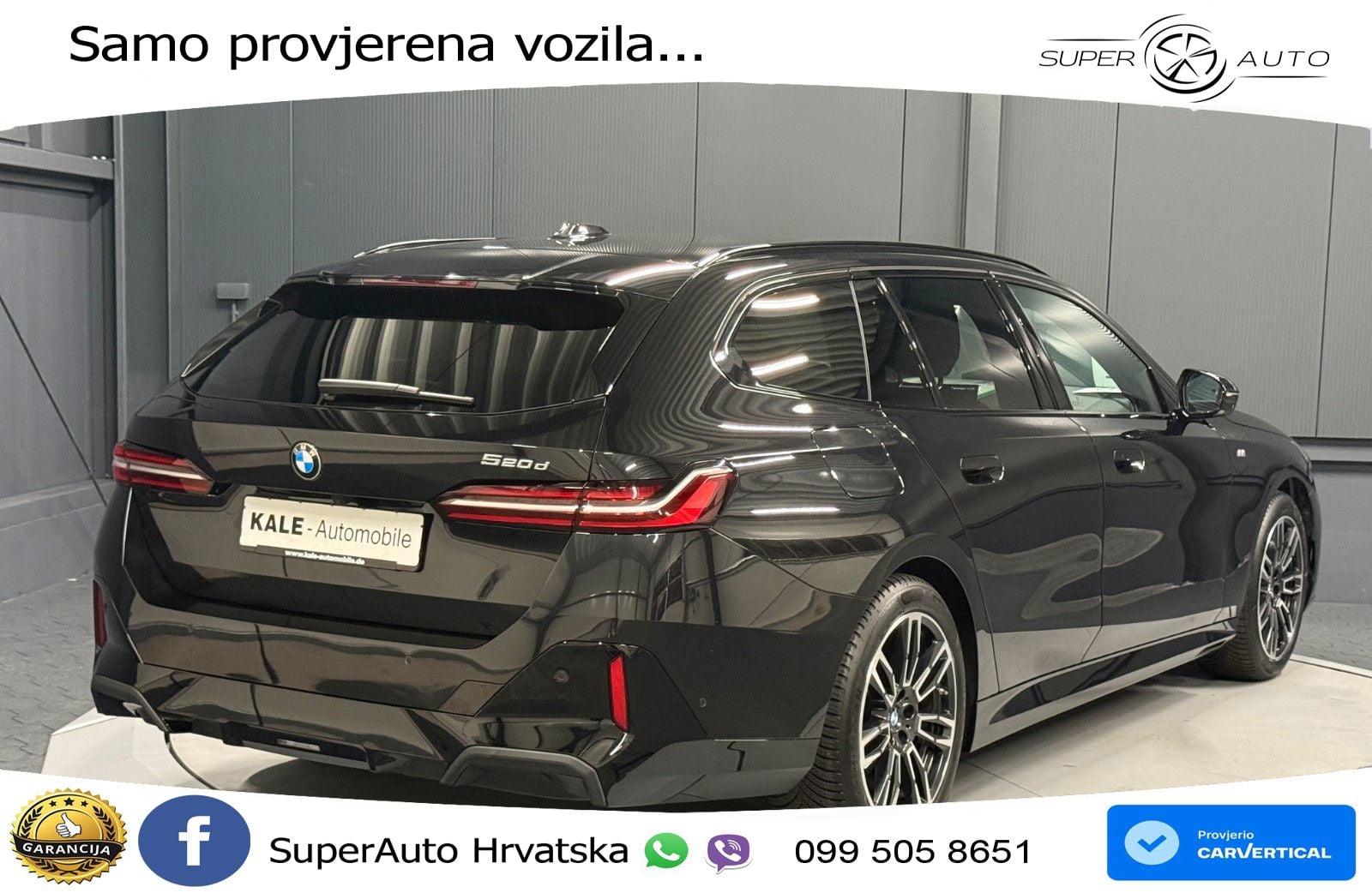 BMW 520d Touring (197 KS) Steptronic M Sport LED+GR SJED+ACC