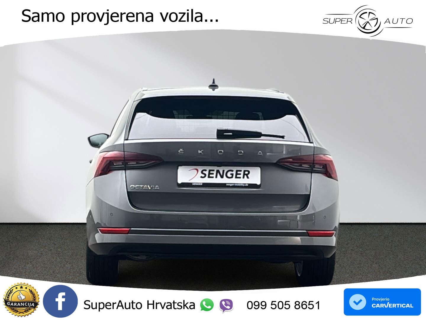 Škoda Octavia Combi 2.0 TDI (150 KS) DSG MATRIX+GR SJED+KAM