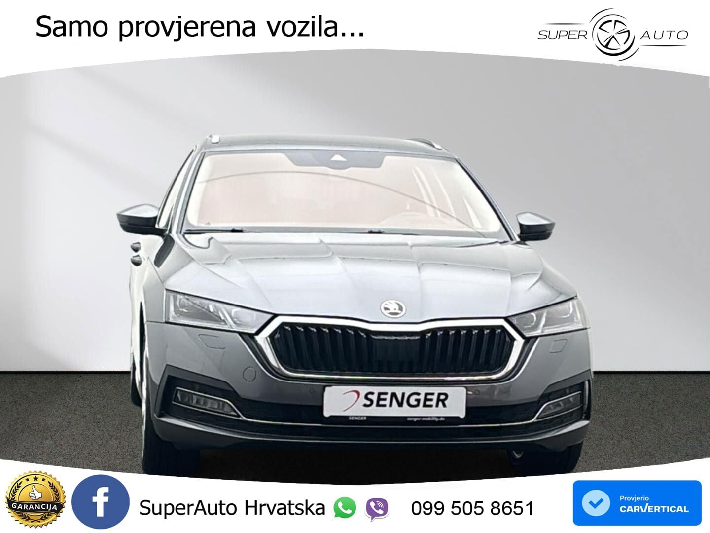 Škoda Octavia Combi 2.0 TDI (150 KS) DSG MATRIX+GR SJED+KAM
