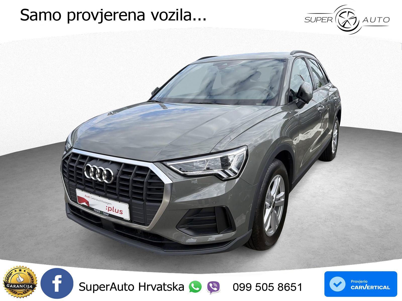 Audi Q3 35 TDI (150 KS) S tronic S line LED+GR SJED+ACC