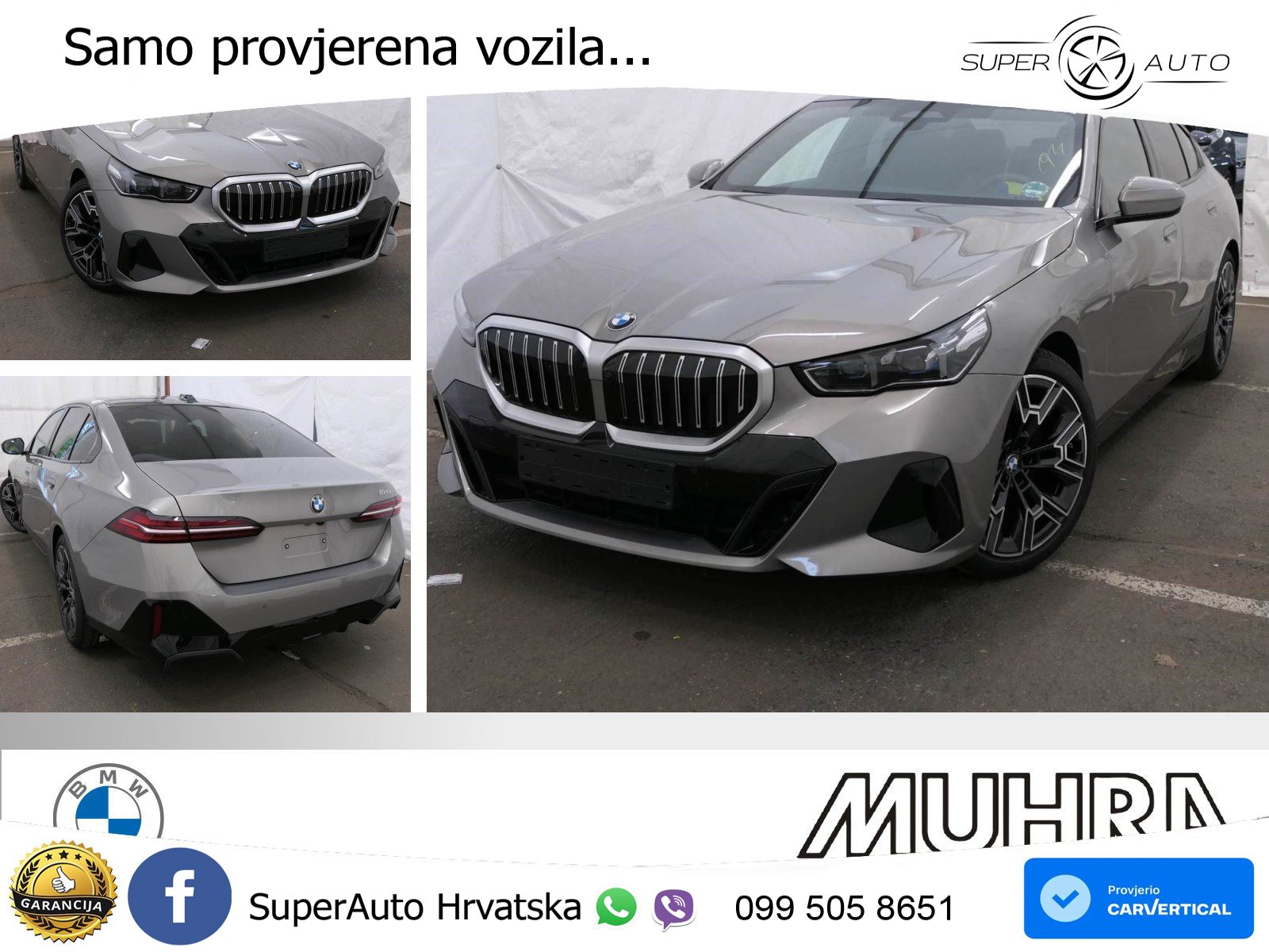 BMW 520i (208 KS) Steptronic M Sport ACC+HEAD+4xGR SJED+360+PANO