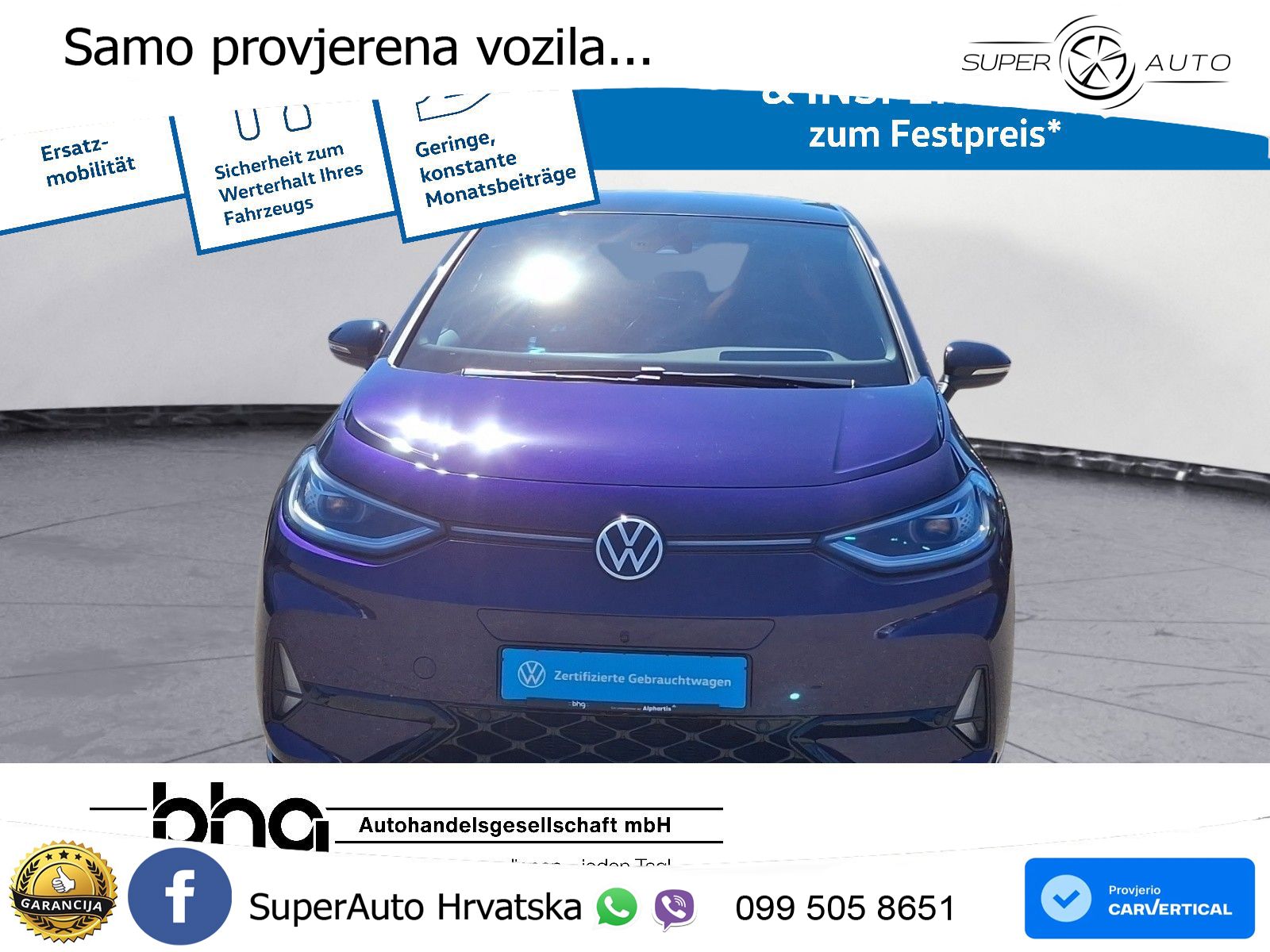 Volkswagen ID.3 GTX Performance 84 kWh (326 KS) LED+GR SJED+ACC