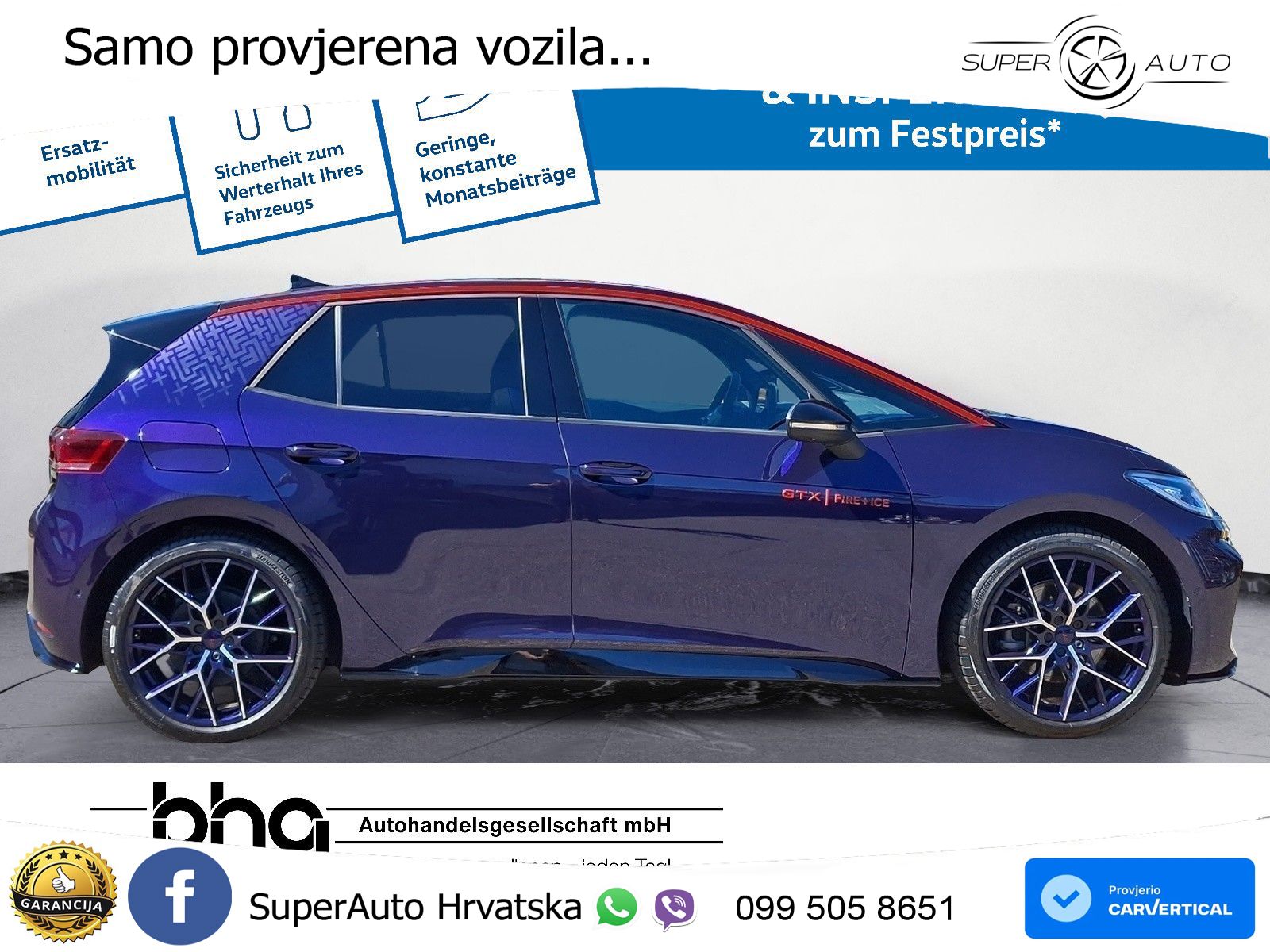 Volkswagen ID.3 GTX Performance 84 kWh (326 KS) LED+GR SJED+ACC