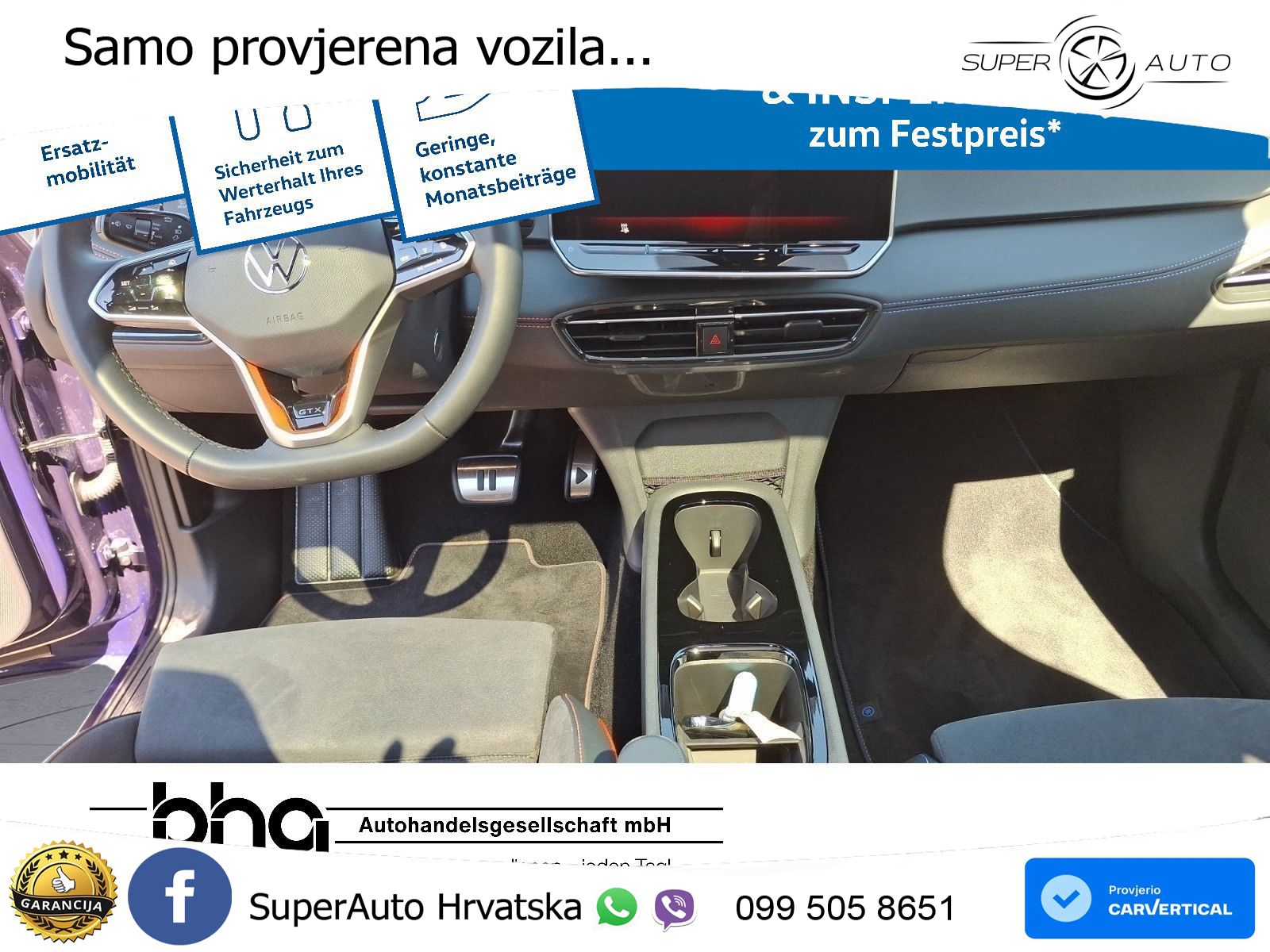 Volkswagen ID.3 GTX Performance 84 kWh (326 KS) LED+GR SJED+ACC