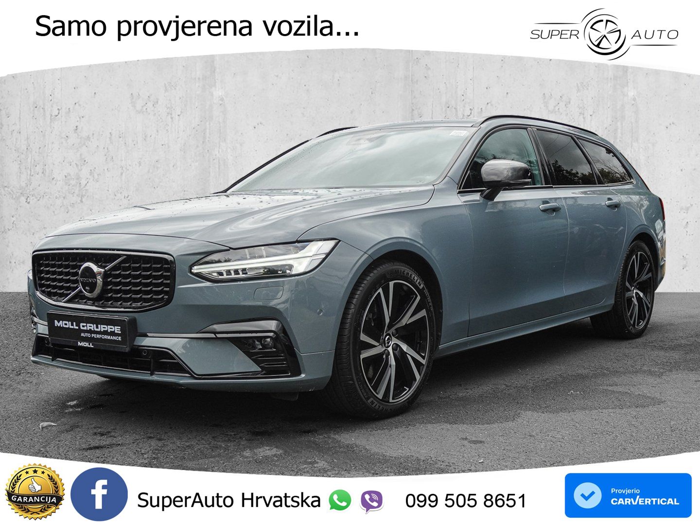 Volvo V90 2.0 B4 Diesel AWD Geartronic ACC+HEAD+4xGR SJED+360+PANO