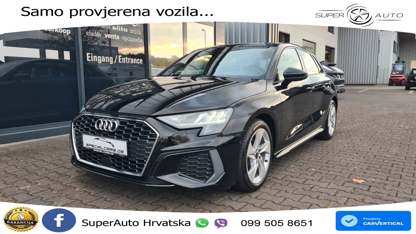 Audi A3 30 TDI (116 KS) S tronic S line LED+GR SJED+ACC