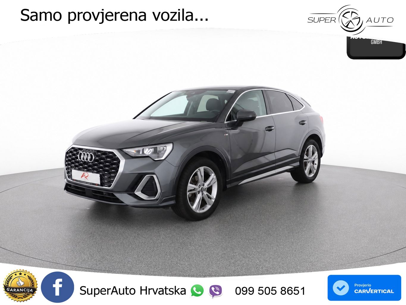 Audi Q3 II Sportback 35 TFSI (150 KS) S tronic S line LED+GR SJED+ACC