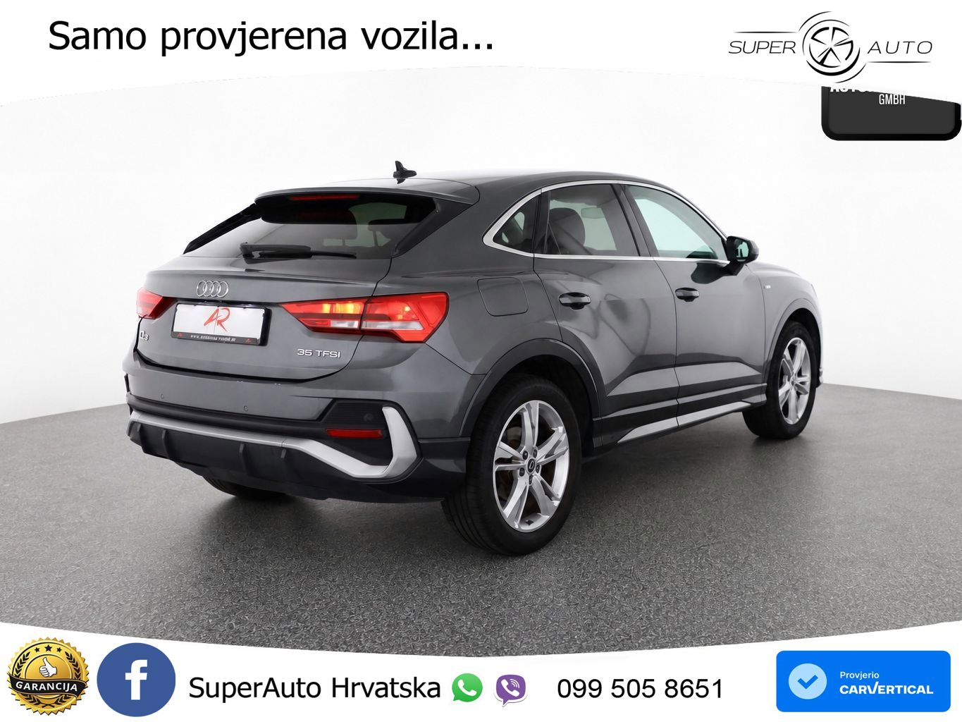 Audi Q3 II Sportback 35 TFSI (150 KS) S tronic S line LED+GR SJED+ACC
