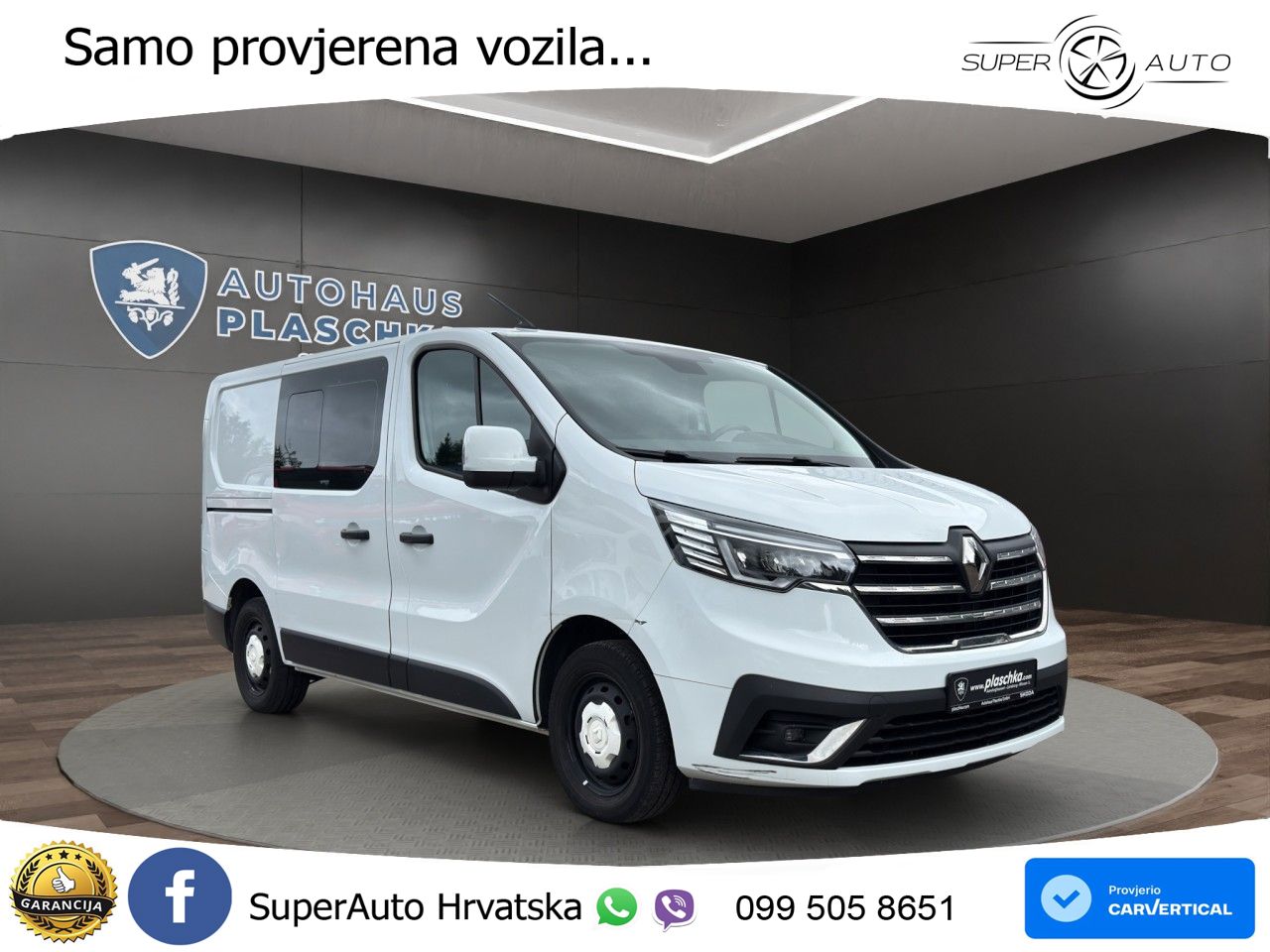 Renault Trafic Kasten 2.0 BLUE dCi 130 L1H1 2,8t Komfort 131 KS