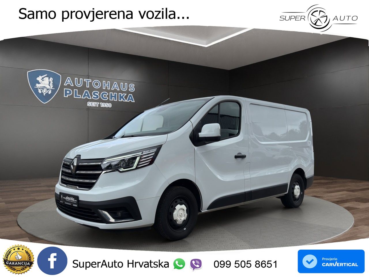 Renault Trafic Kasten 2.0 BLUE dCi 130 L1H1 2,8t Komfort 131 KS