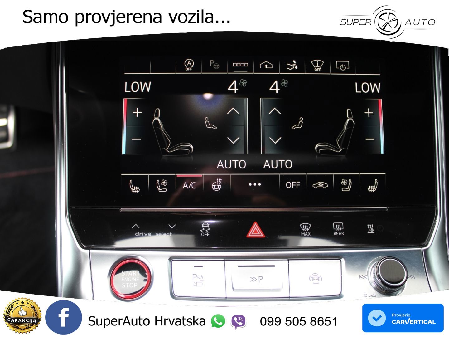 Audi RS7 4.0 TFSI V8 performance (630 KS) quattro tiptronic LED+GR SJED+ACC