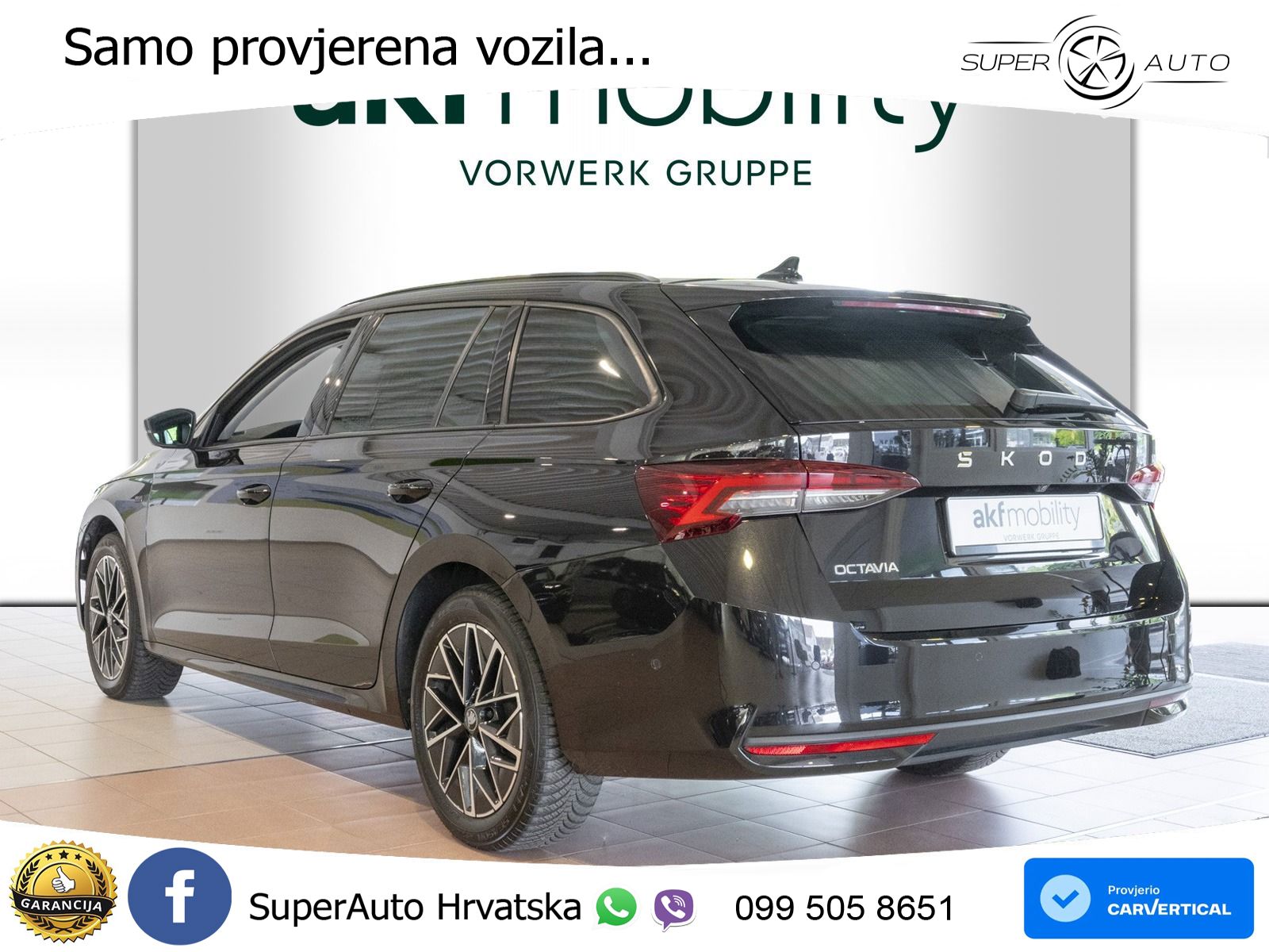 Škoda Octavia Combi 2.0 TDI (150 KS) DSG LED+GR SJED+ACC