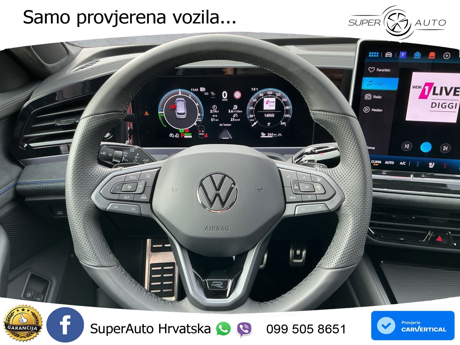 Volkswagen Passat Variant 1.5 TSI (272 KS) eHybrid DSG R-Line MATRIX+GR SJED+KAM