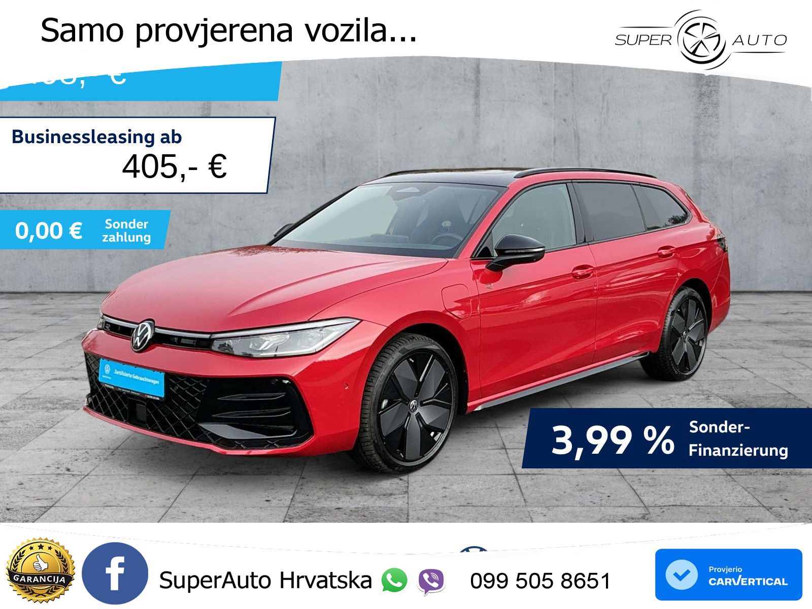 Volkswagen Passat Variant 1.5 TSI (272 KS) eHybrid DSG R-Line MATRIX+GR SJED+KAM