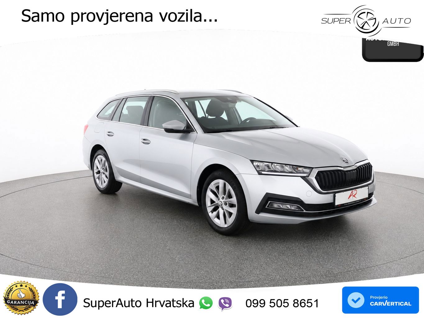 Škoda Octavia Combi 2.0 TDI (150 KS) DSG LED+GR SJED+ACC