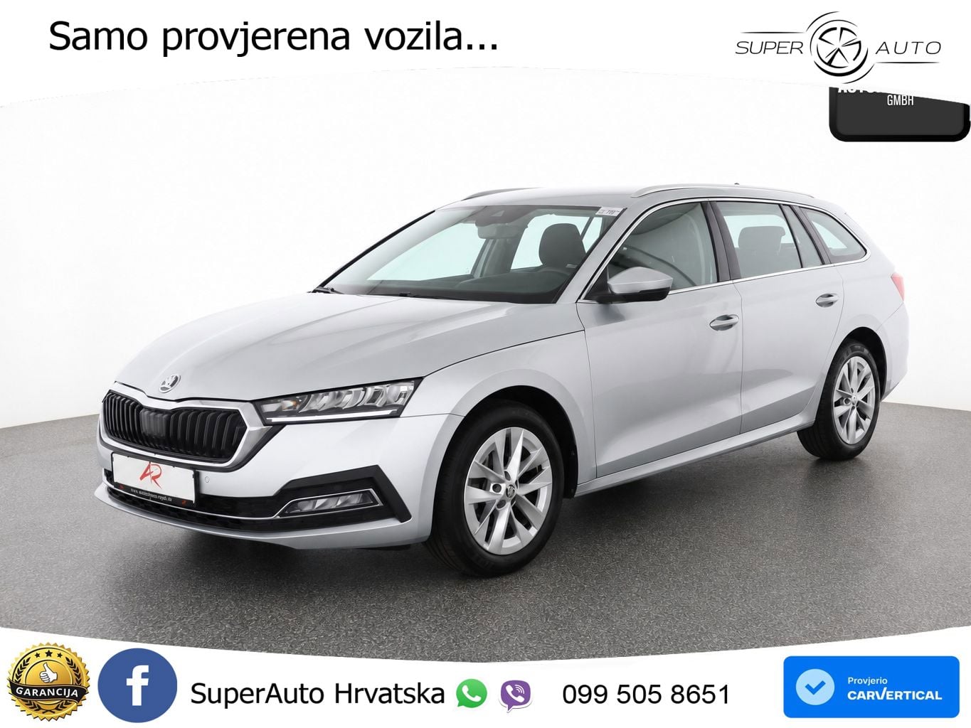 Škoda Octavia Combi 2.0 TDI (150 KS) DSG LED+GR SJED+ACC