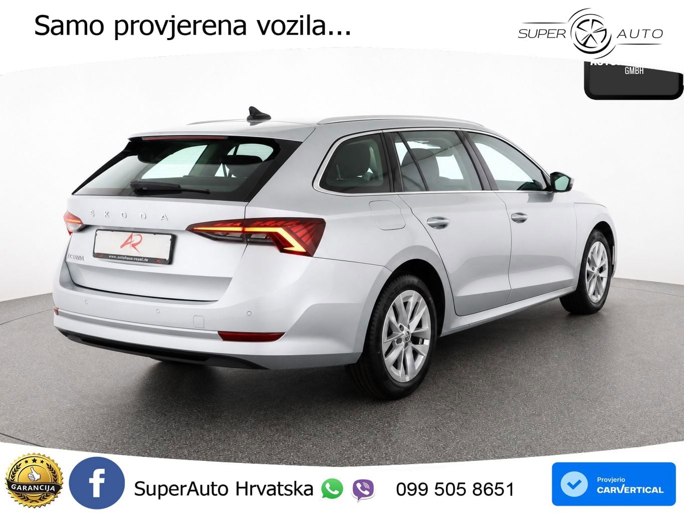 Škoda Octavia Combi 2.0 TDI (150 KS) DSG LED+GR SJED+ACC